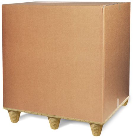 Palettencontainer 2-wellig, braun, Qual. 2.40 | 1180 x 780 x 765 mm (L x B x H) Innenmaß | VE = 10 Stk.