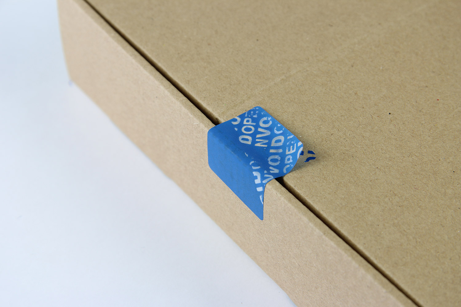 Sicherheits-Etikett, blau | 32 x 38 mm (L x B) |